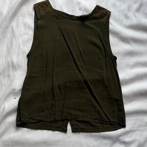 Banana Republic Dark Green Tank Top